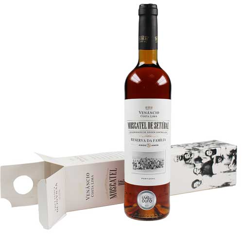 vinho e caixa